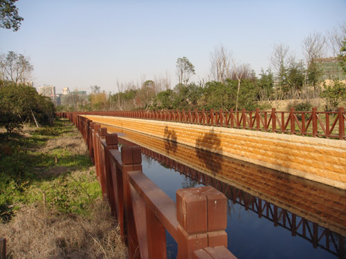 朝陽(yáng)水系西桃花河景觀(guān)渠